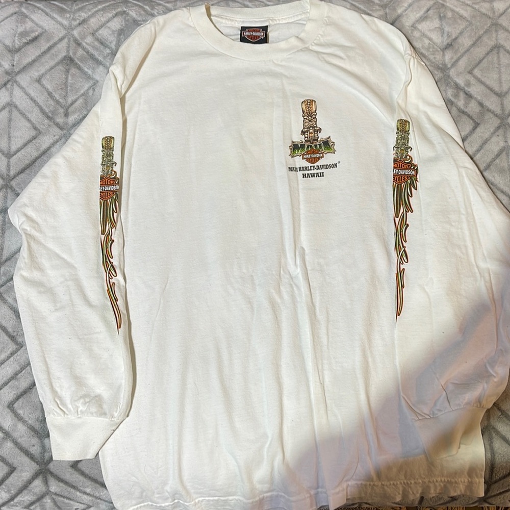 Mens Harley Davidson long sleeve shirt